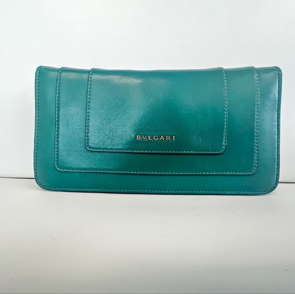 Bulgari Serpenti Forever Small Green Pre-loved with Mirror - Picture 2 of 12